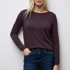 T-shirt en maille scintillante