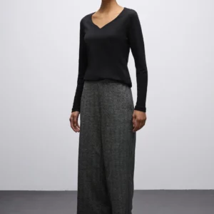 T-shirt avec encolure en cœur