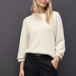 T-shirt doux avec des paillettes