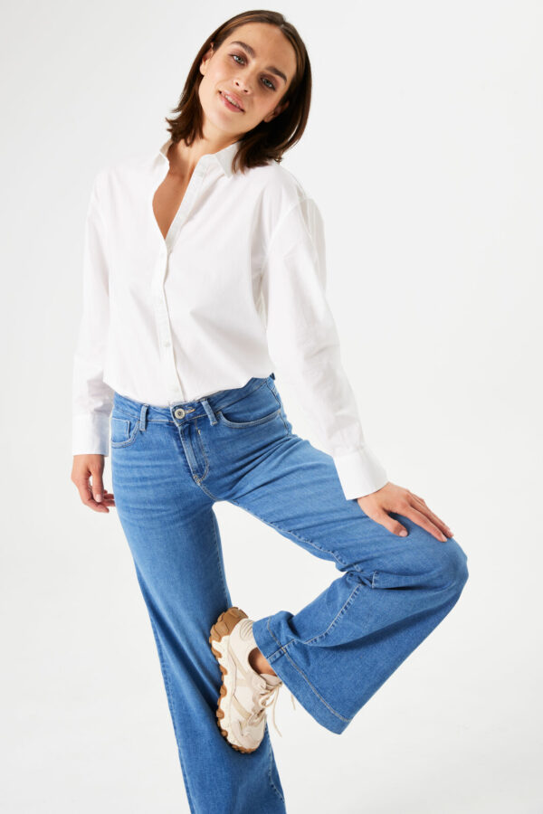Jean's Celia flare bleu