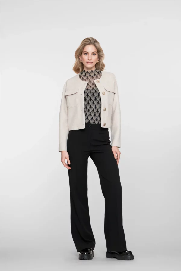 Pantalon classique avec poches passepoilées – Image 2