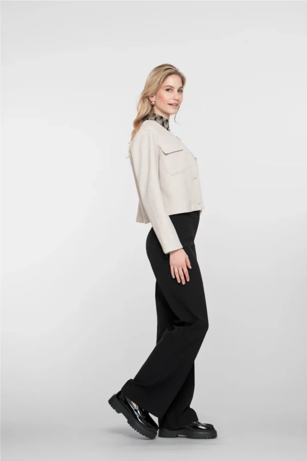 Pantalon classique avec poches passepoilées – Image 3