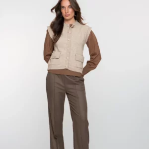 Pantalon élégant avec ceinture élastique