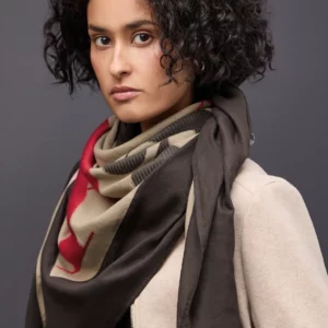 Foulard au look patchwork