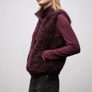 Gilet de fausse fourrure