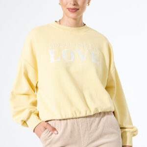 Sweatshirt jaune