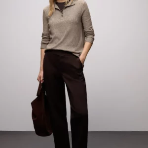 T-shirt avec structure côtelée