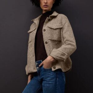 Veste en aspect laine