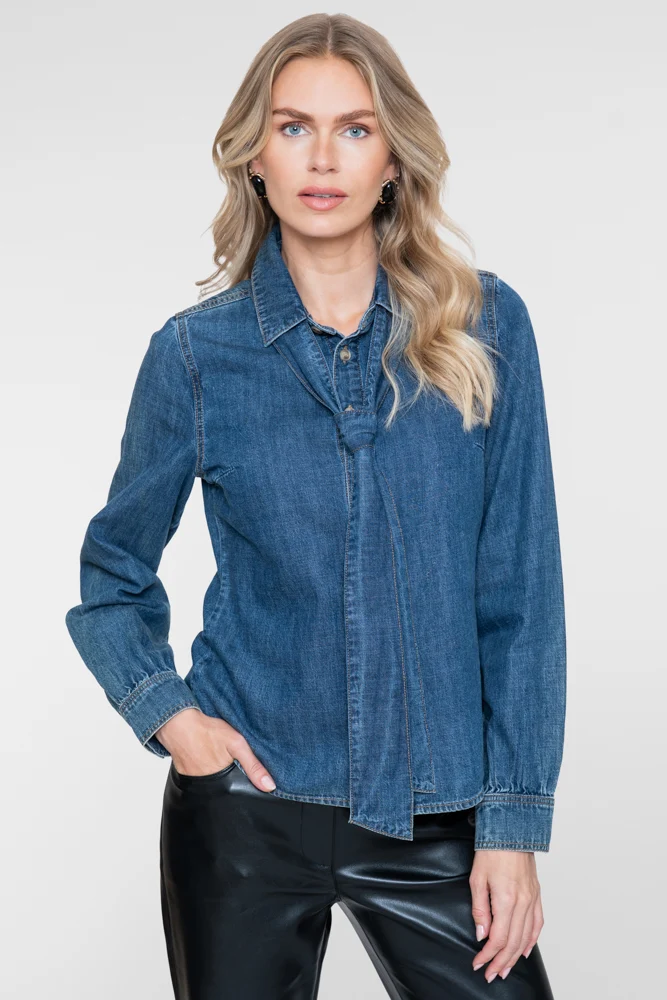 Chemisier en denim